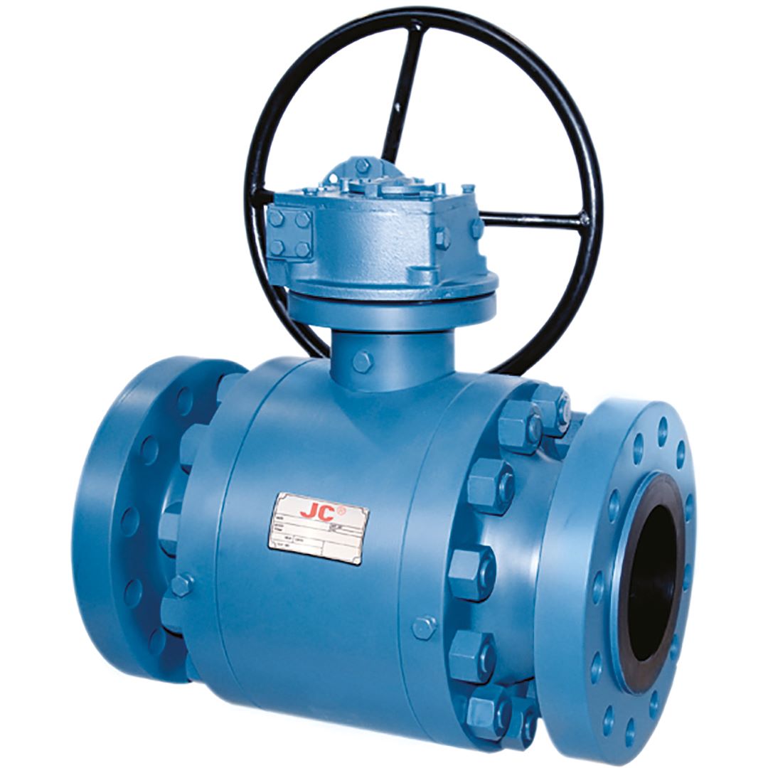 Trunnion ball valves