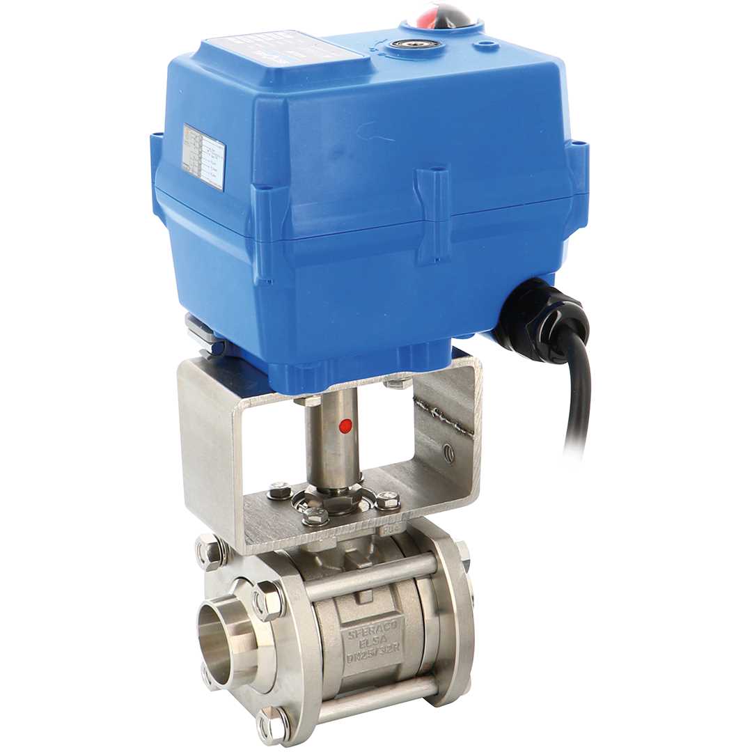 Electric actuated ball valves