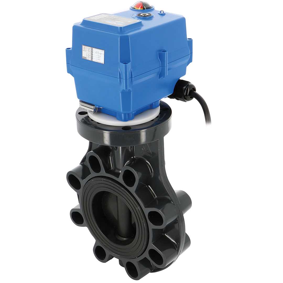 Electric actuated butterfly valves