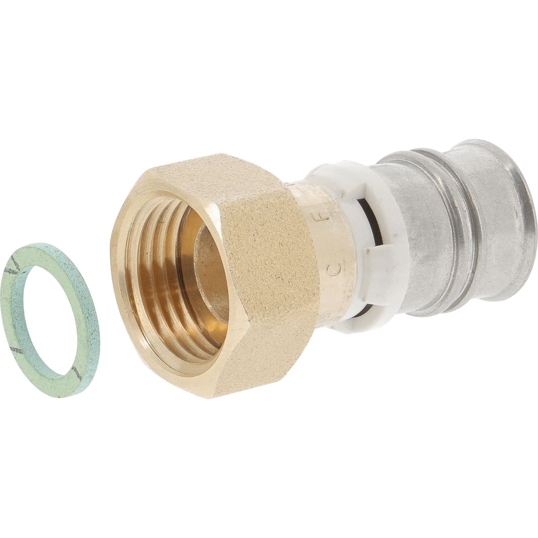 Radial press fittings for multilayer pipes Radial press fittings for multilayer pipes