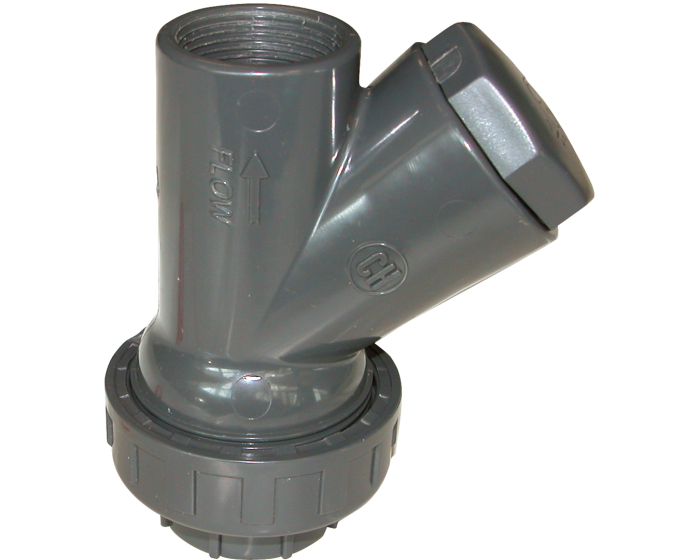 Pvc y on sale check valve