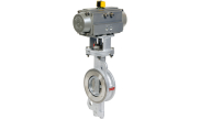 Carbon steel butterfly valve 1110 + RE/RES pneumatic actuator