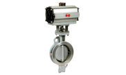 Carbon steel butterfly valve 1115 + ADA/ASR pneumatic actuator