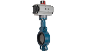 Cast iron butterfly valve 1121 + ADA/ASR pneumatic actuator