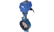 Ductile iron butterfly valve 1125 + TCR electric actuator