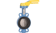 TTV Ductile iron butterfly valve 1141 wafer NF Gas