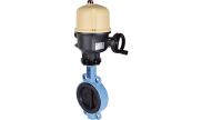 Ductile iron butterfly valve 1150LT10 + AQ electric actuator