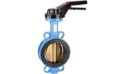 Ductile iron butterfly valve 1174 wafer aluminium-bronze disc/NBR seat