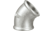 45° equal elbow female - Galvanised - AFY - 120