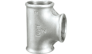 Equal tee female - Galvanised - 130