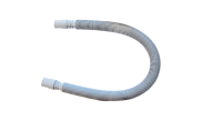 Washing machine bellows - Straight outlet extensible drainage set 19x28mm