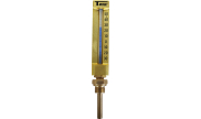 Aluminium thermometer 1672 straight H150mm L100mm