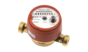 Single jet water meter for hot water MID R100