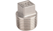 Stainless steel square head plain plug BSP 2020