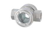 Stainless steel sight glass with flapper SKT 9 - 2238 2240