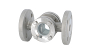 Stainless steel sight glass with flapper SKB 2 - 2245 flanged PN16
