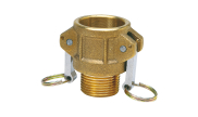 Brass cam-lock male coupling B 2262