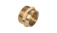 Brass nipple male/reduced female - 243 G