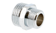 Chrome plated brass reduced nipple male - 245 GCH