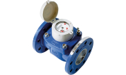 Woltman high flow water meter with pulse transmitter for cold water