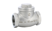 Stainless steel CF8M swing check valve 320 BSP