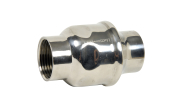 Stainless steel F316 spring check valve 326 BSP
