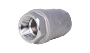 Stainless steel spring check valve metal seat 3291 BSP