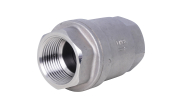 Stainless steel spring check valve FKM seat 3292 BSP