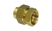 Brass welding union F threaded/F copper - Conical bearing - 340 GC