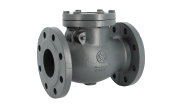 Cast iron swing check valve 360 metal seat