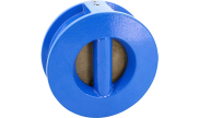 Ductile iron wafer swing check valve 379 alu-bronze plates NBR gasket