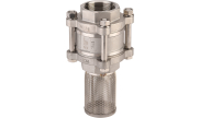 Stainless steel CF8M foot valve 383 3-piece body BSP