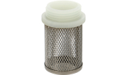 Stainless steel F304 strainer basket with nylon threaded end 392