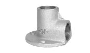 90° bracket elbow female - Galvanised - 471