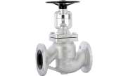 Ductile iron globe valve 476 RF PN16 with stainless steel bellow