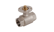Brass ball valve 502XS BSP male/male ISO pad