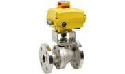 Stainless steel ball valve 530IIT + SA/NA electric actuator
