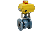 Carbon steel ball valve 540/516AIT + SA/NA electric actuator