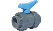 PVC ball valve 584 with threaded unions ends