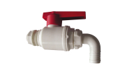 Drainage valve for polyethylene grease separator