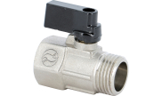 Mini brass ball valve 674 male/female