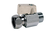 Straight sanitary valve 3/8''-3/8''