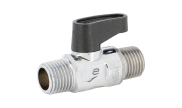 Mini brass ball valve 693 male/male compressed air