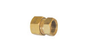 Brass female fitting with brass olive - 700 B
