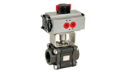 Carbon steel ball valve 702 + ADA/ASR pneumatic actuator