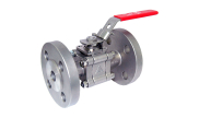 Stainless steel ball valve 703 3-piece body RF ISO pad Fire Safe
