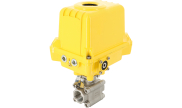 3 piece ball valve 703XS + SA-X/NA-X electric actuator ATEX
