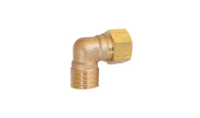 Brass elbow male with brass olive - 707 B