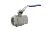 Stainless steel ball valve 7151 2-piece body BSP female/female S-First