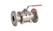 Stainless steel ball valve 731 3-piece body RF PN40